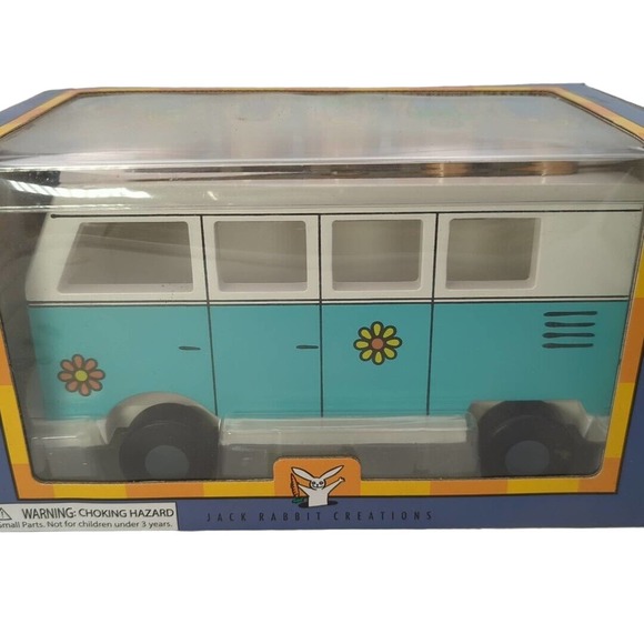 Jack Rabbit Creations Wooden Toy Vehicle Love Bus family of 5 and dog - Picture 1 of 5